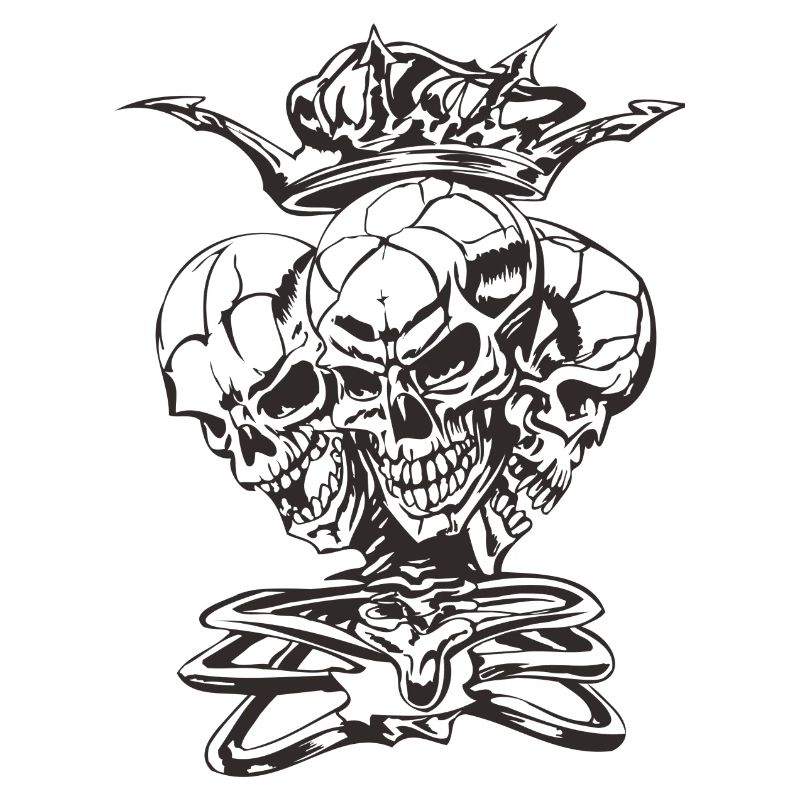 Skull Skeleton King Crown
