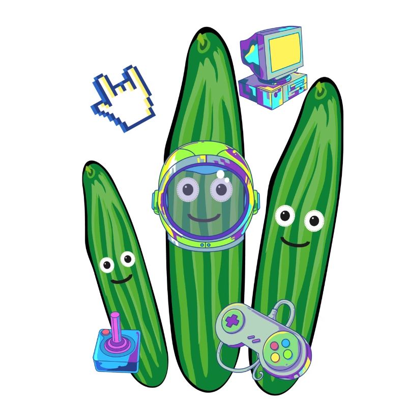 cucumber, trio, nerds, nerd, geek, console,gamer