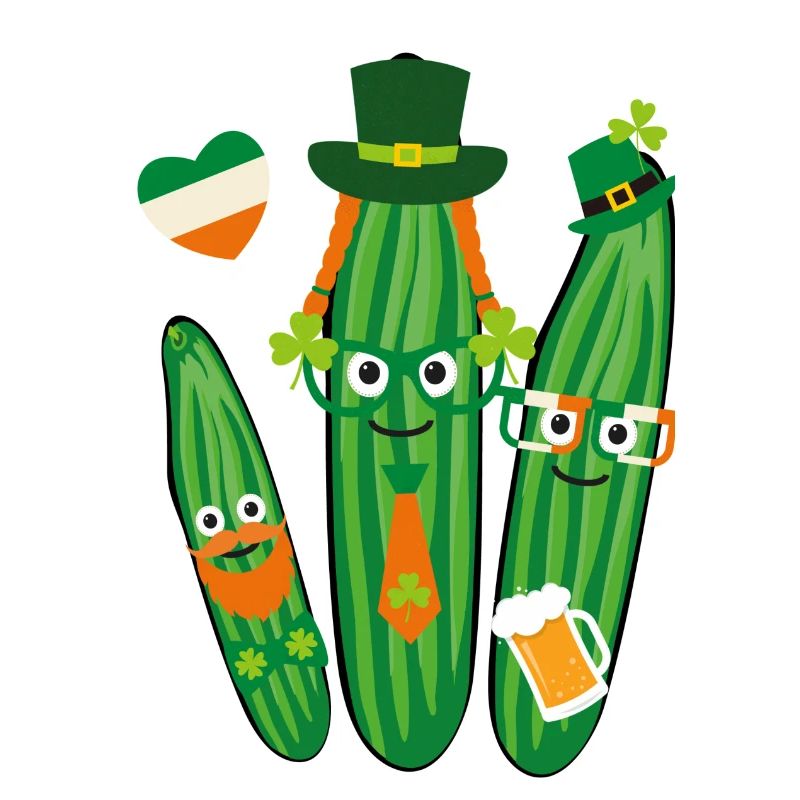 Iren,Irland,st.patricks day,gurken, Gurke