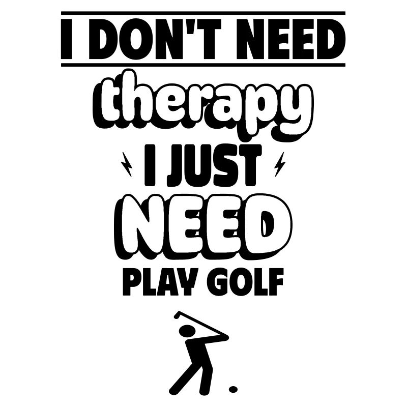 Ich muss einfach nur Golf spielen