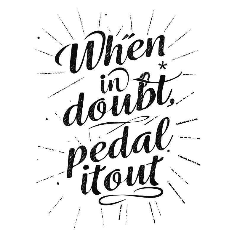 Design Typographique pour passionnés de vélo