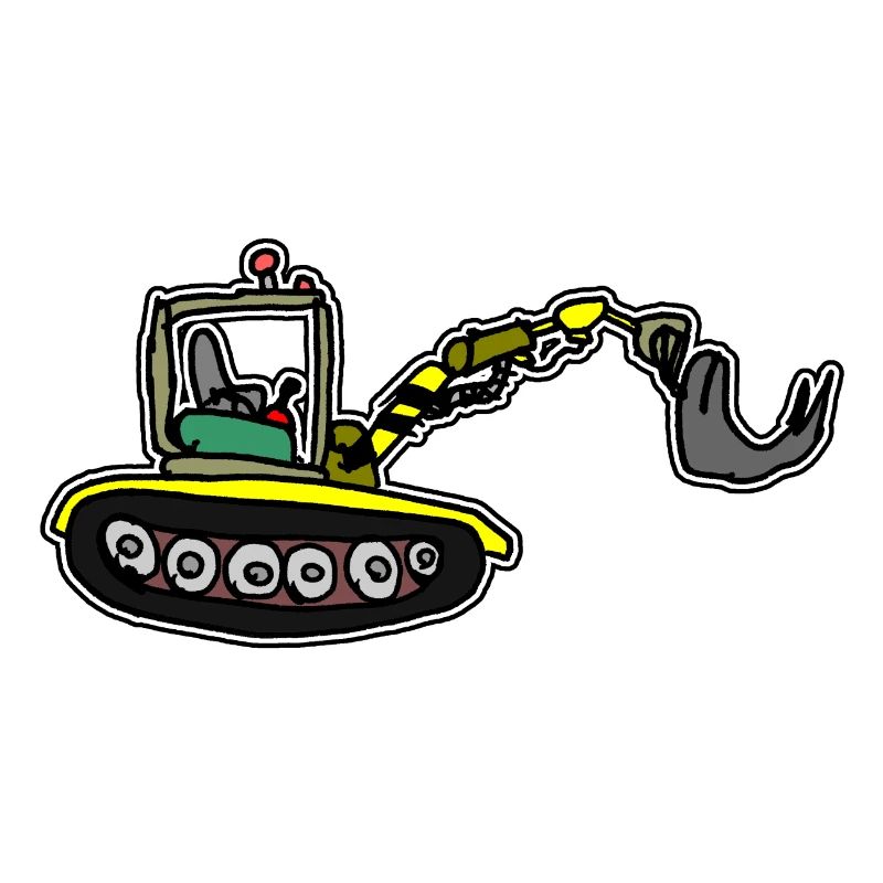 Backhoe, by Axel Ville