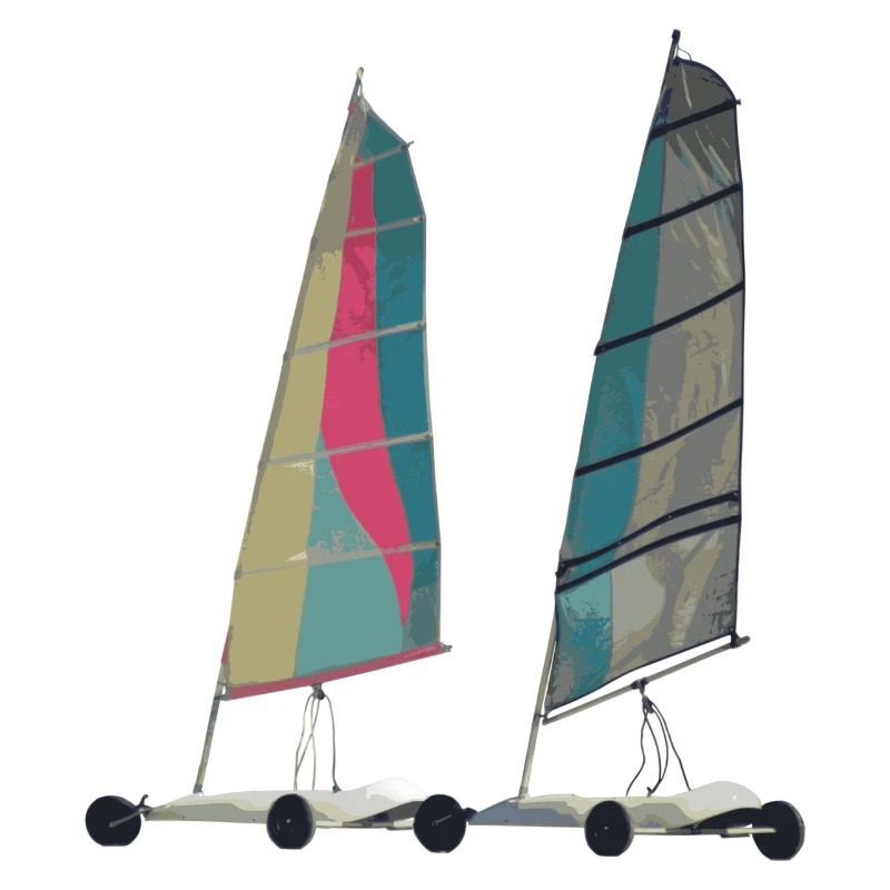 La voile de plage est un sport de loisirs