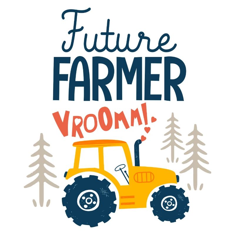 Baby boy future farmer