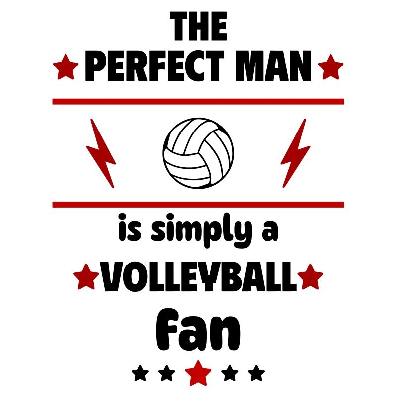 Der perfekte Mann ist einfach ein Volleyball-Fan