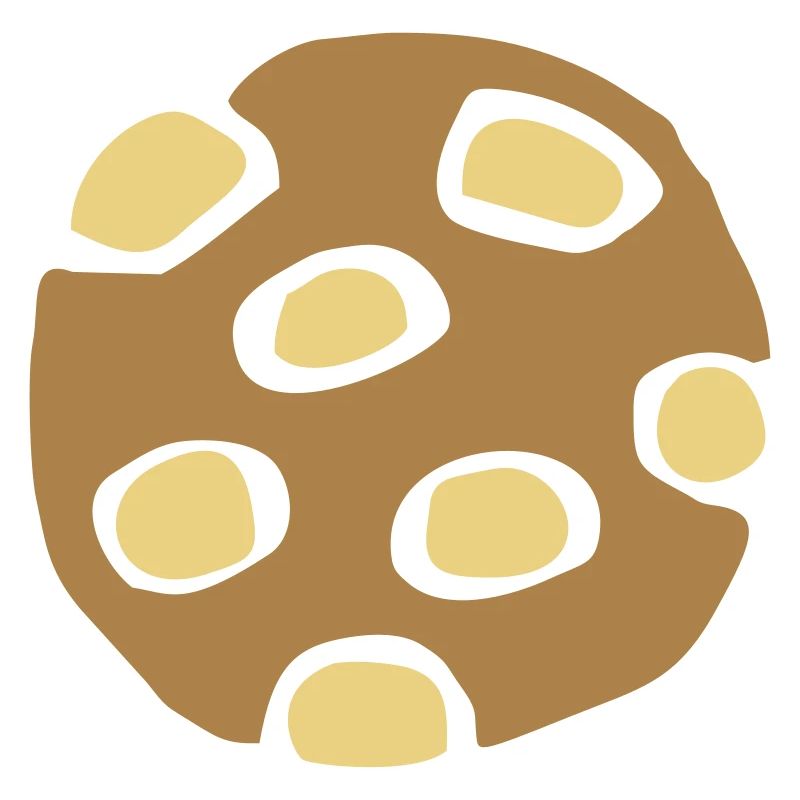 Biscuit with chocolate - cookie - bakery