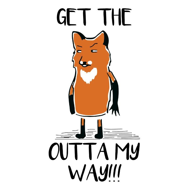 Fox foxes funny saying gift