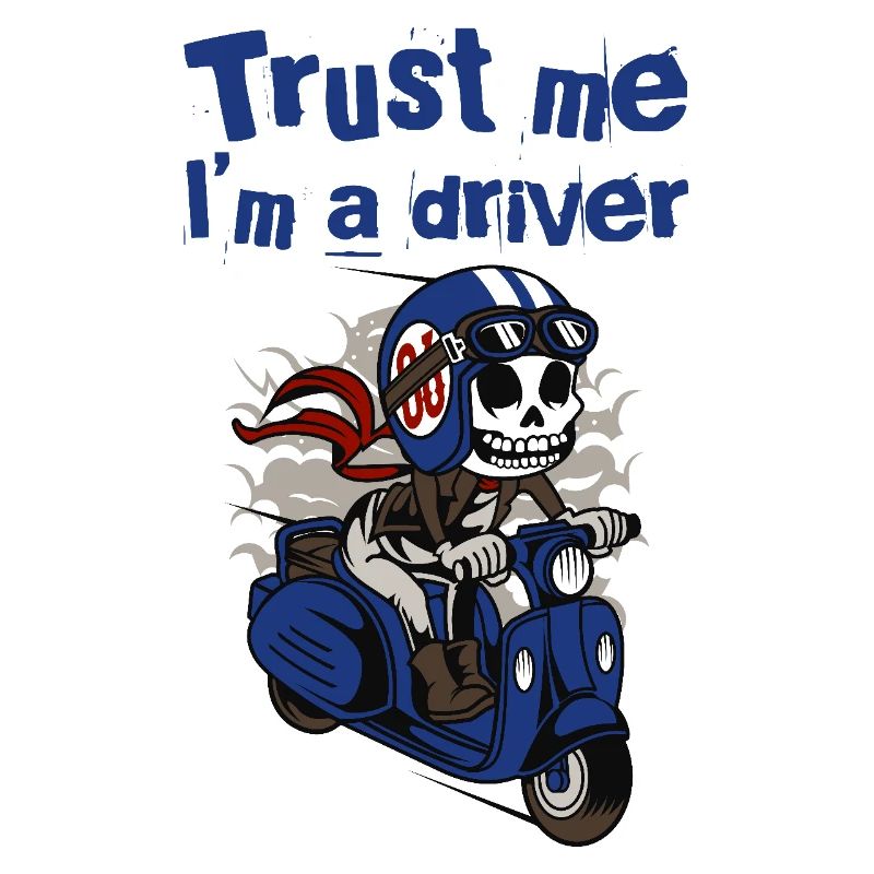 Skull Scooterman Idée cadeau