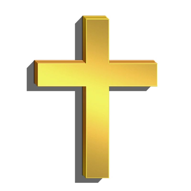 Croix d'or 3D