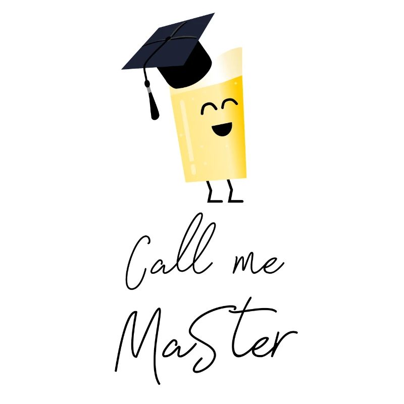 Commandite de chemise de maître de cadeau de graduation