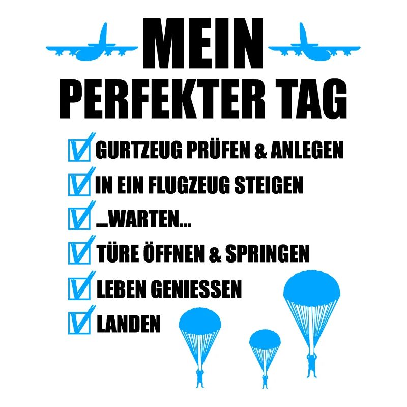 Fallschirmjäger Soldaten Fallschirm Cool Geschenk
