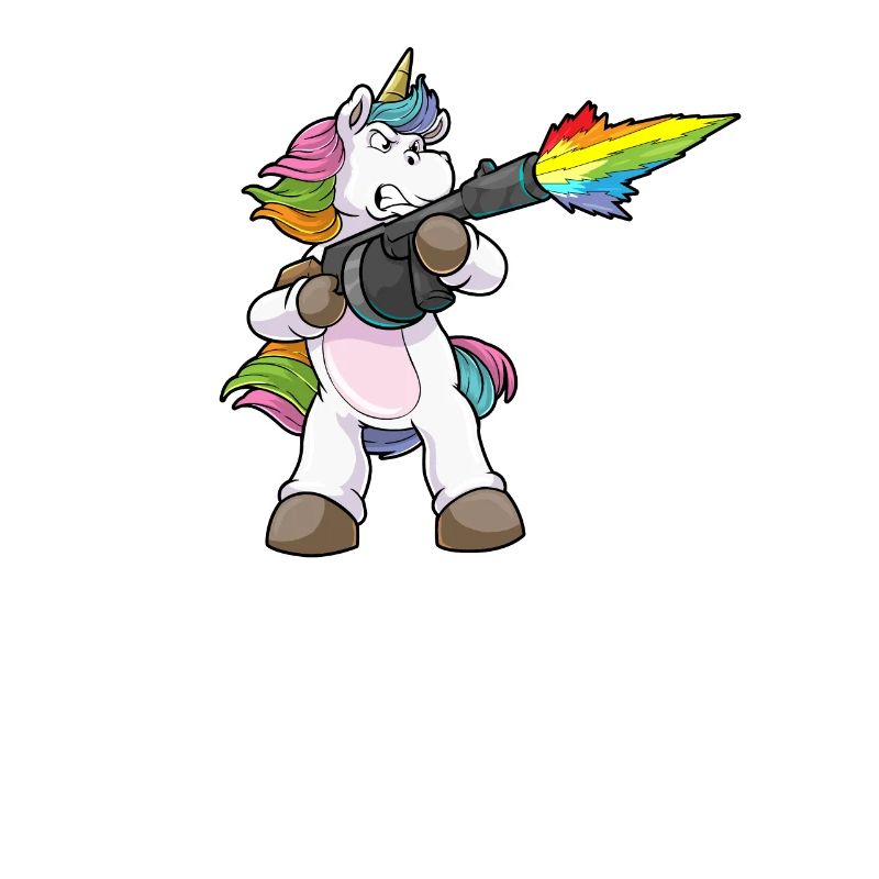 Einhorn Unicorn Squad Dabbing Pew Pew Rgenbogen