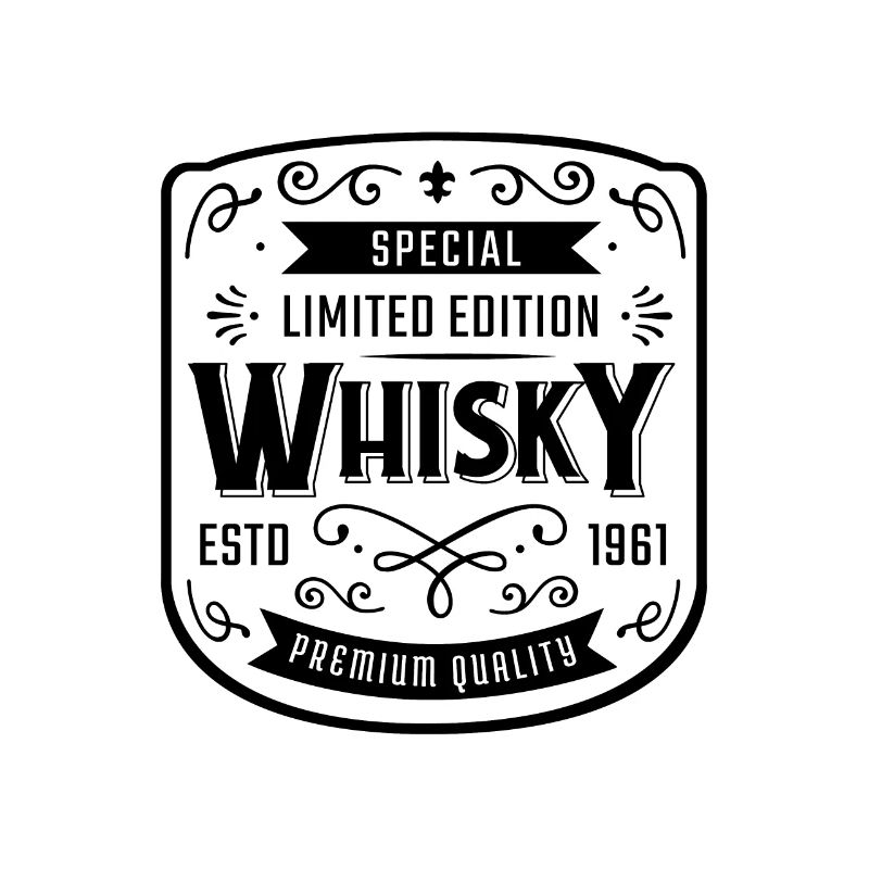 Étiquette de whisky
