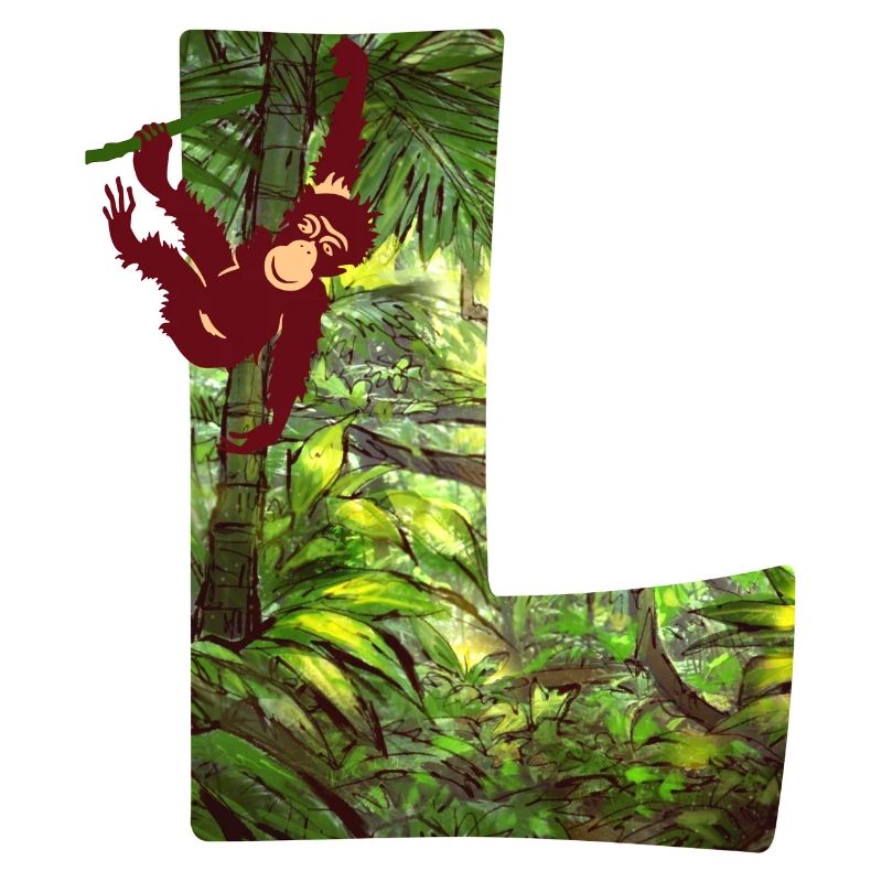 dschungel mit affe l