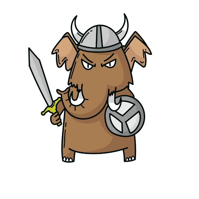 Mammoth plays Viking