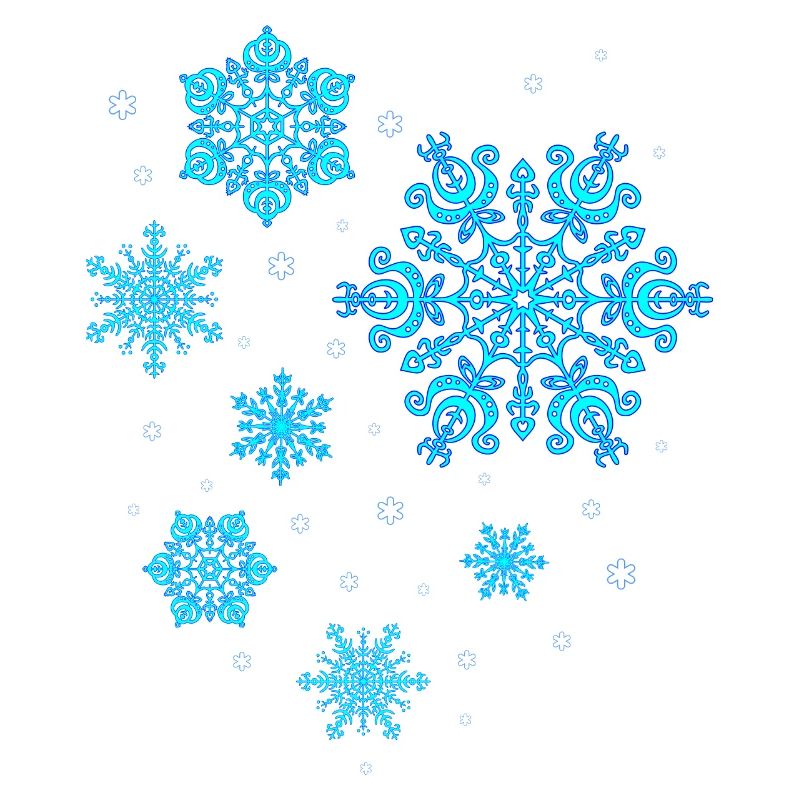 Il neige - flocons de neige