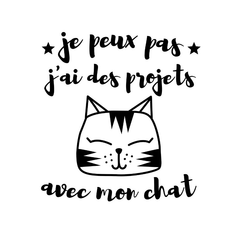 Je peux pas j ai des projets avec mon chat