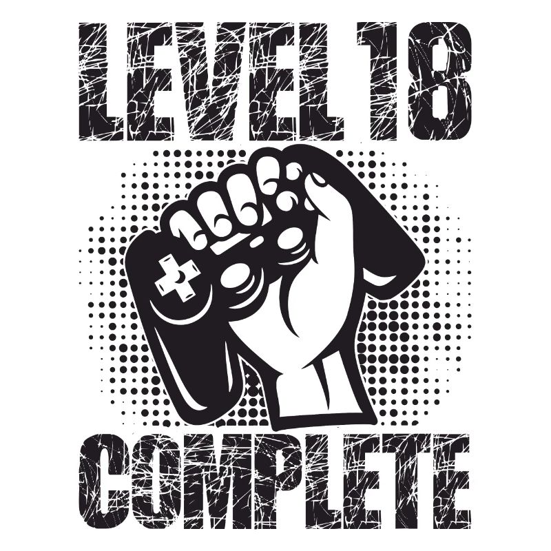 Level 18 Complete Geburtstagsgeschenk 18 Jahre