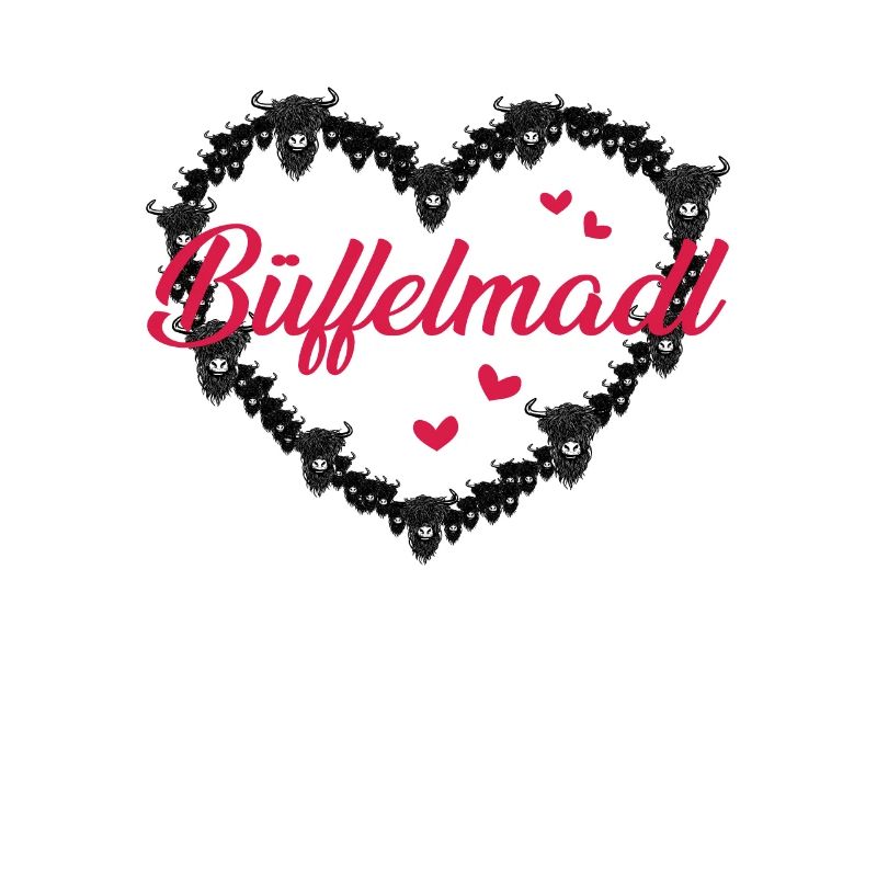 Büffelmadl Büffel Mädchen Bison Wasserbüffel