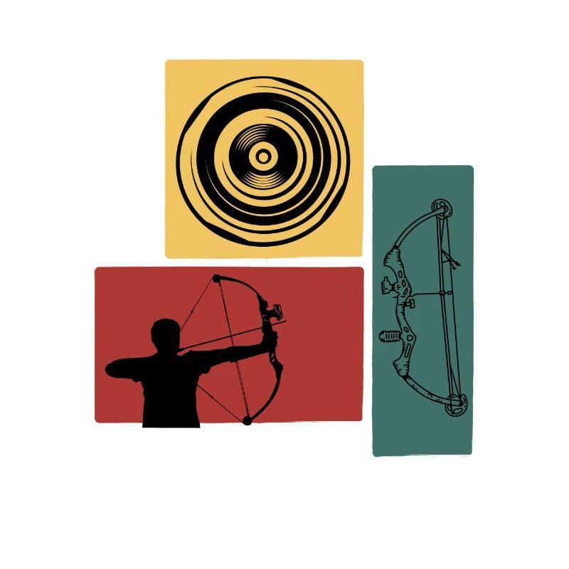 Target for archers with bow