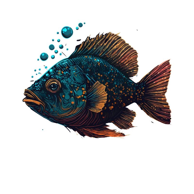 Illustration de poisson cool