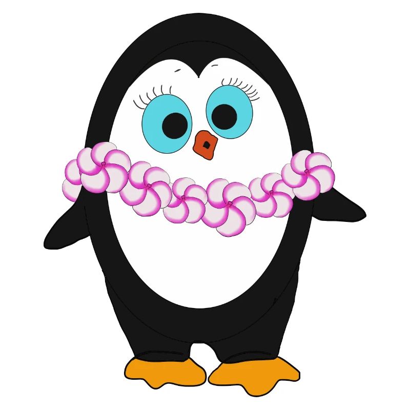 Pinguin im Urlaub von Peace Joy Pancake