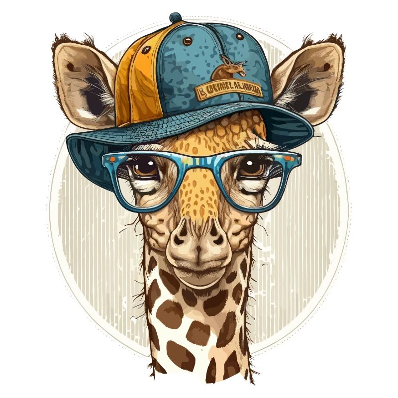 Girafe à la mode