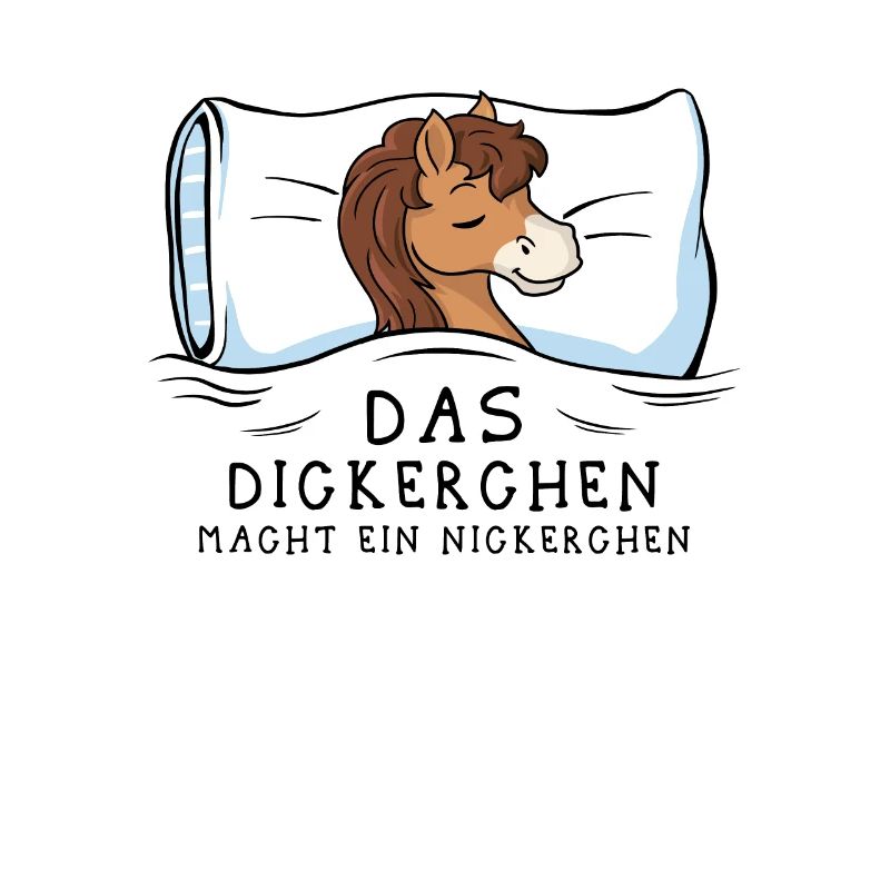 Dickerchen macht Nickerchen Perd