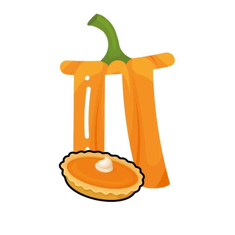 Pi comme un gâteau en blanc