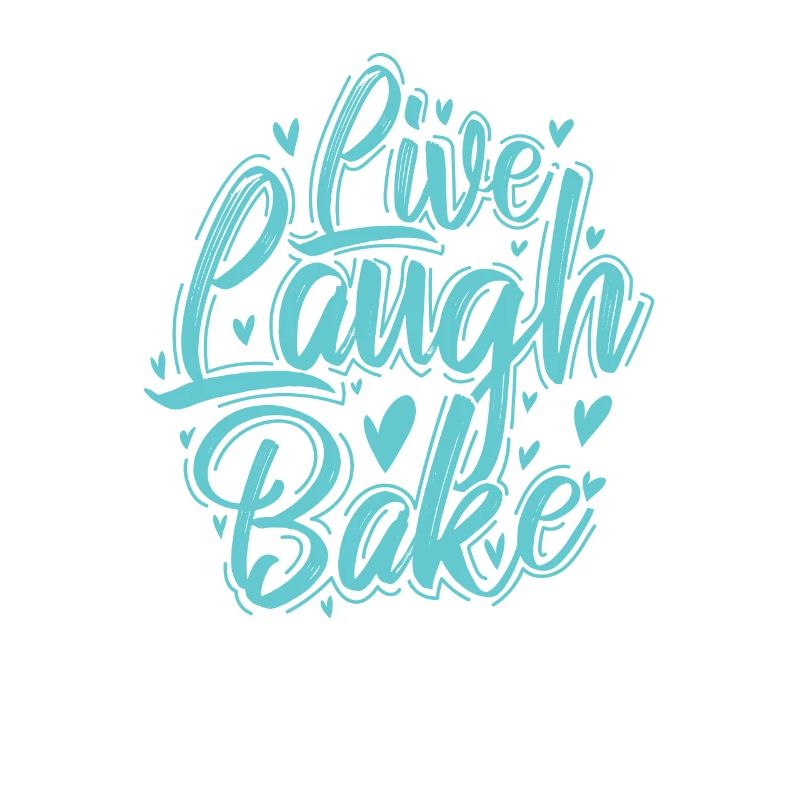 Live Laugh Bake Pastry Cake
