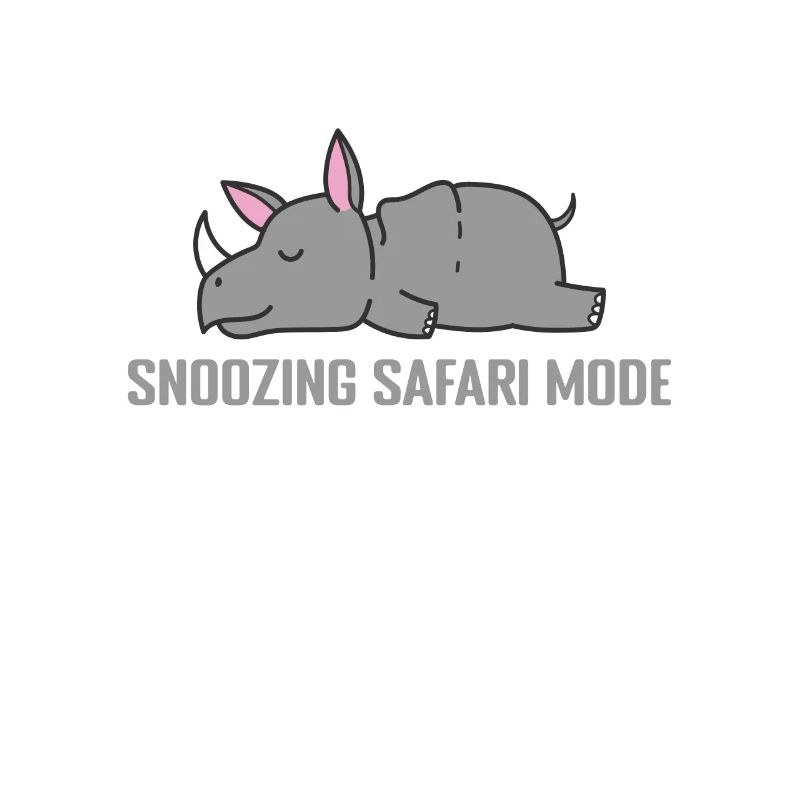 Pyjamas de mode Safari Snoozing