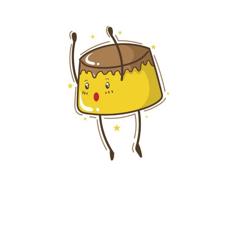 Pudding with Face Dessert