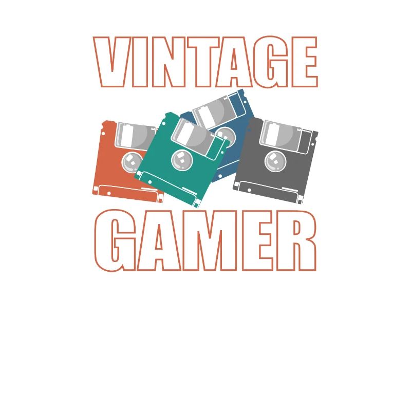 Vintage Gamer Floppy Disk Retro Memory Module