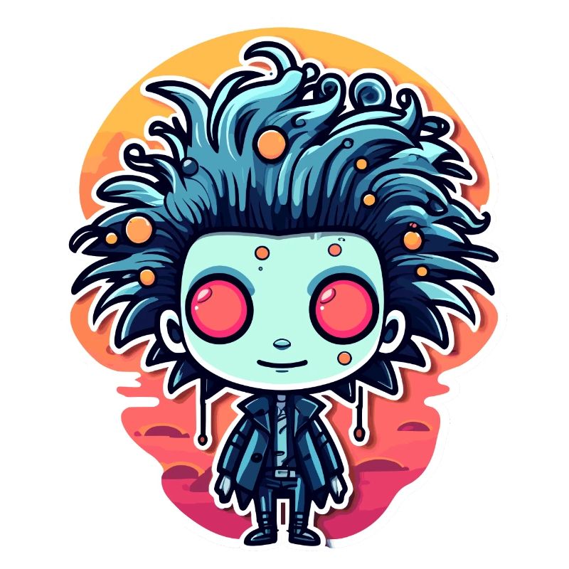 Illustration de zombie mignon