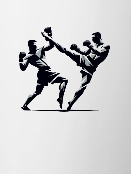 Muay Thai Kämpfer Design
