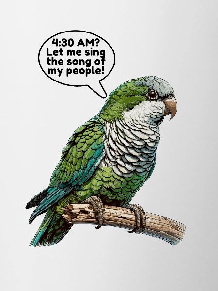 Quaker Parrot Monk Parakeet
