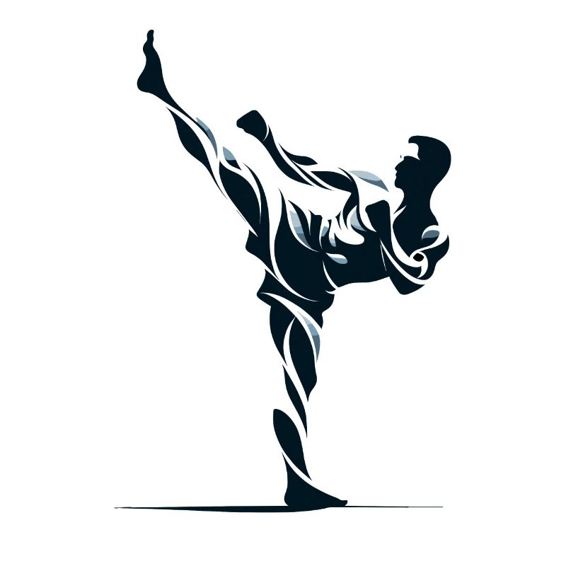 Conception de combattant Muay Thai