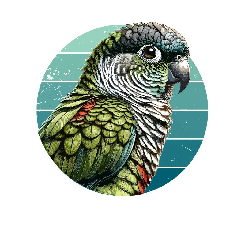 Green Cheeked Conure Art Cute Conure