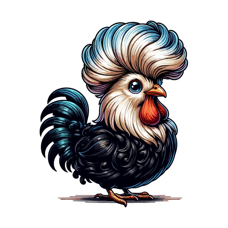 Polish Crested Chicken Polish Chicken