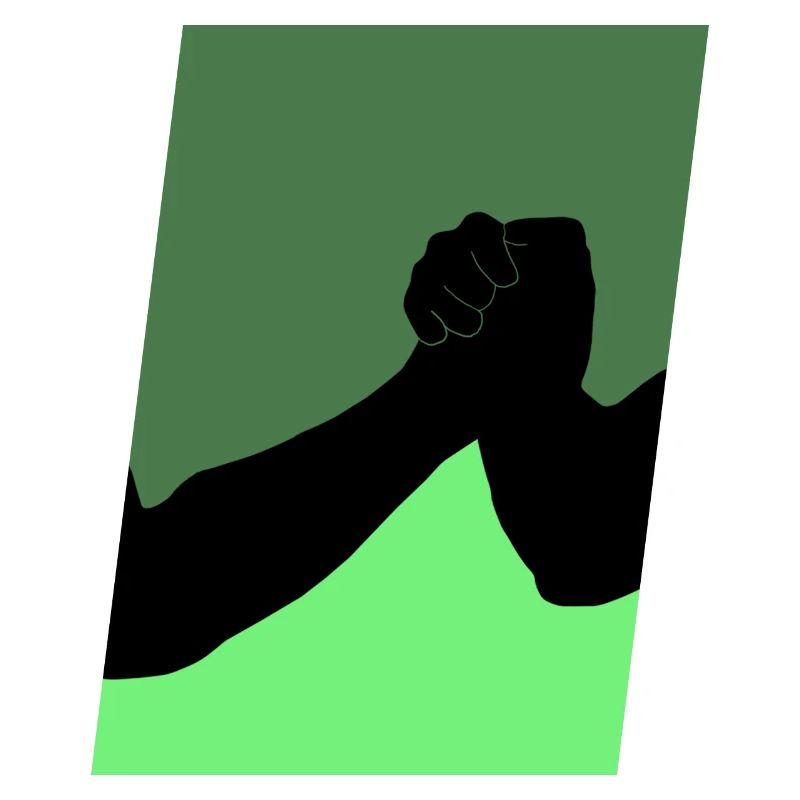 Bras de fer, Développé couché, Bras de fer