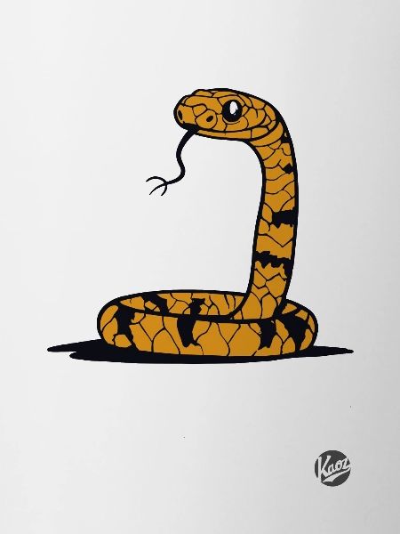 Funny Cartoon Snake