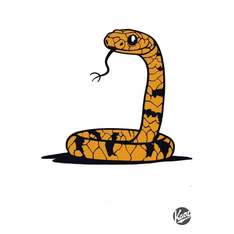 Funny Cartoon Snake