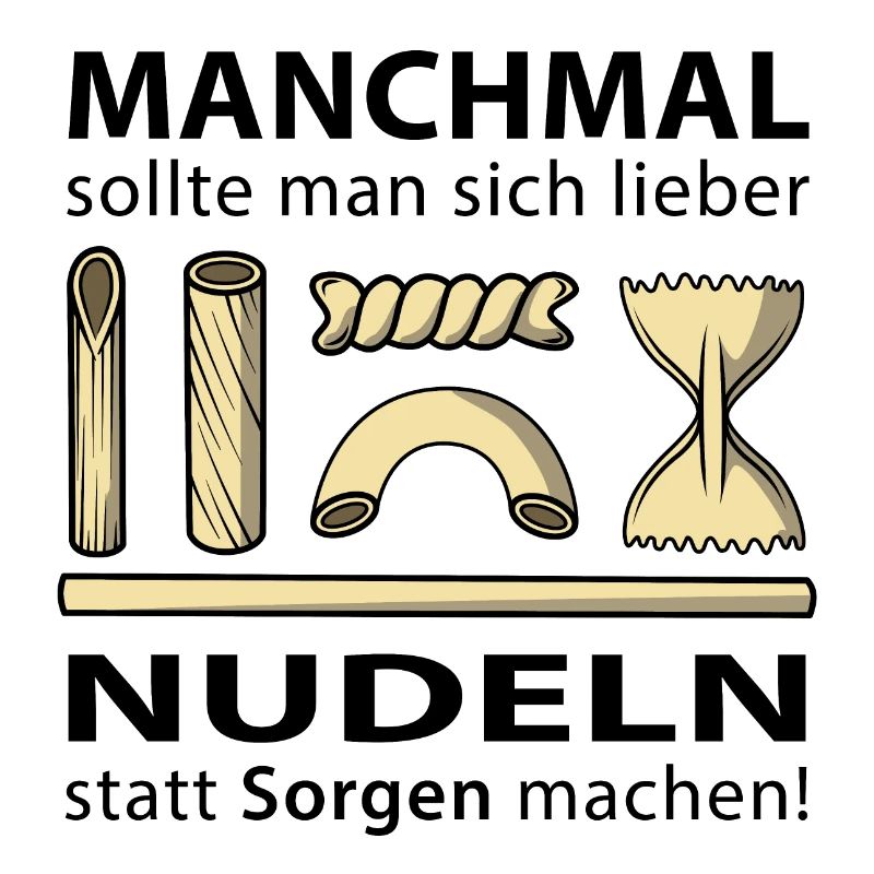 Nudeln statt Sorgen machen