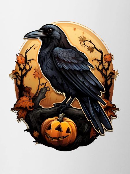 Halloween Raven 2