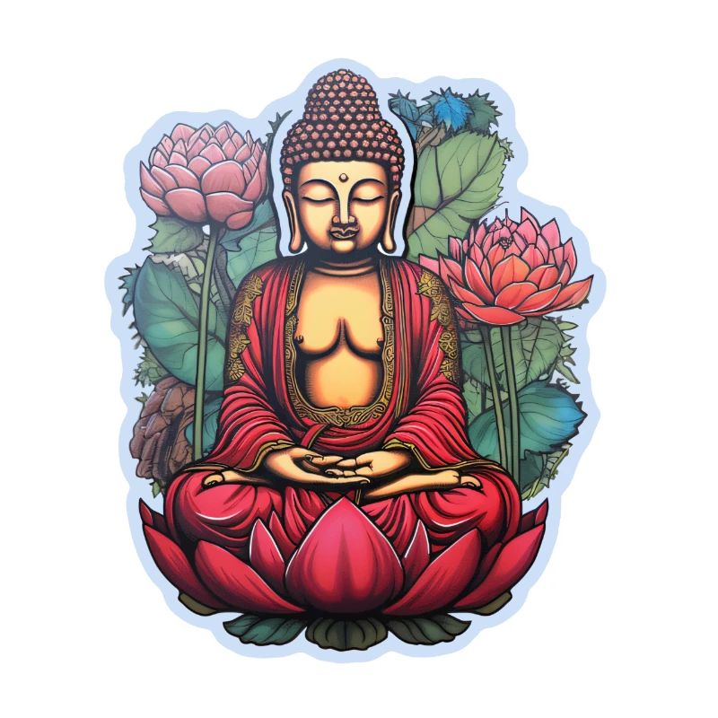 Buddha Zen Lotus Flower Meditation