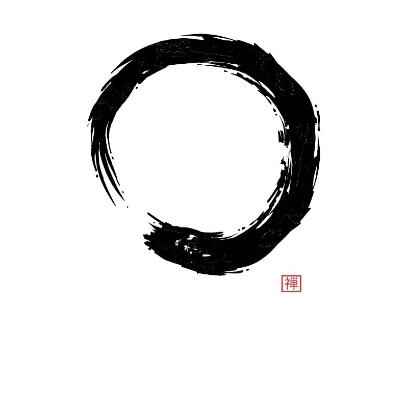 Calligraphie Enso Circle Bouddhisme Zen