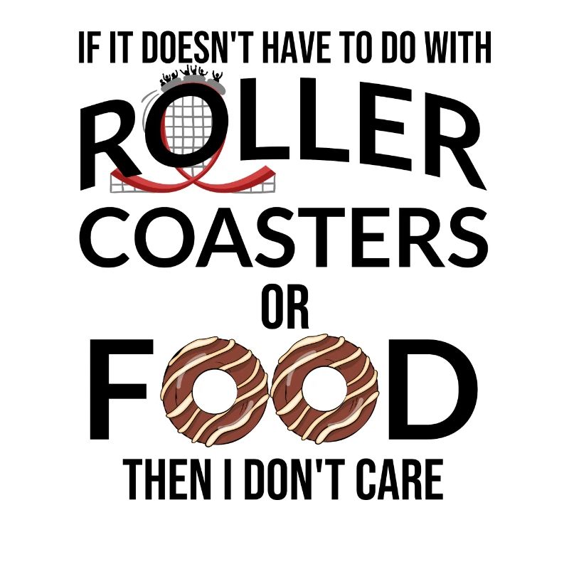 Achterbahn und Donuts | Achterbahn Roller Coaster