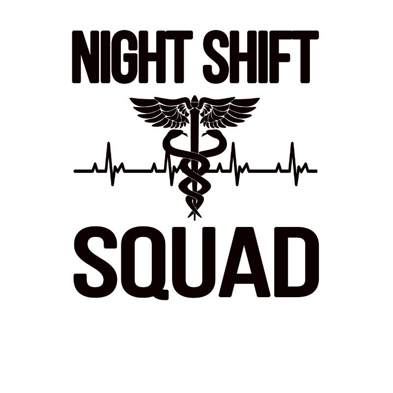 Nachtschicht Squad Krankenpfleger Krankenschwester