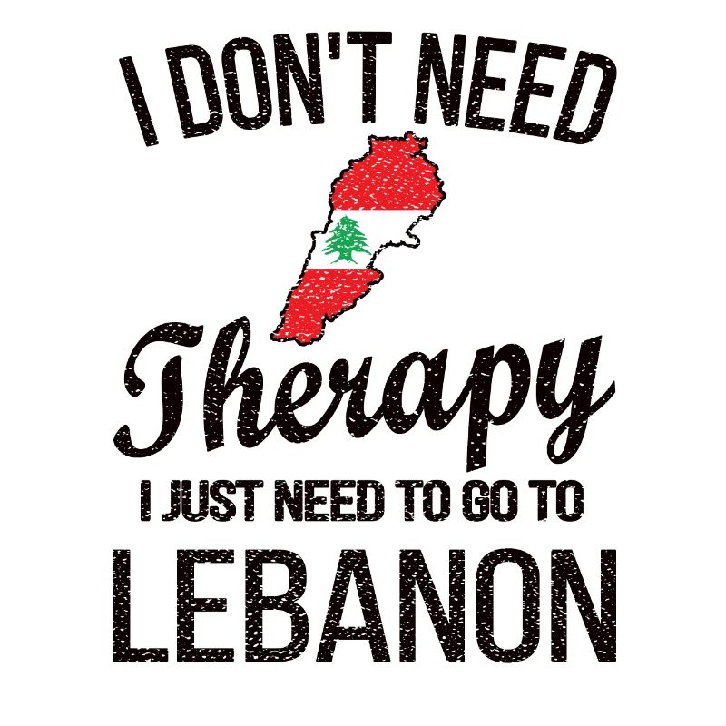 Stolzer Libanese Libanon Libanesische Flagge
