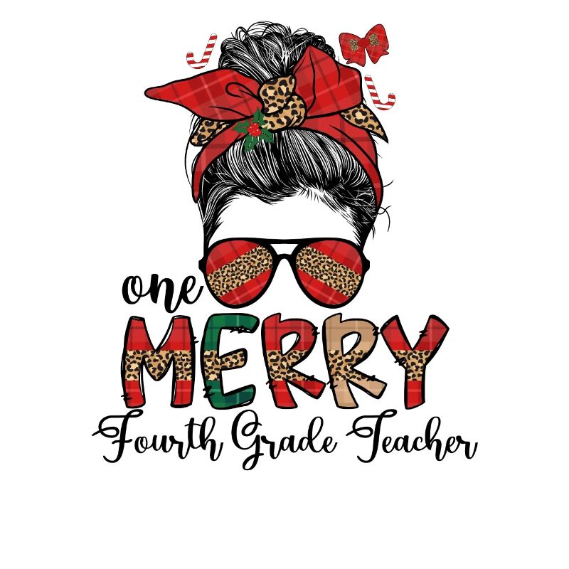 Professeur de 4e année Noël Équipe de quatrième année Noël
